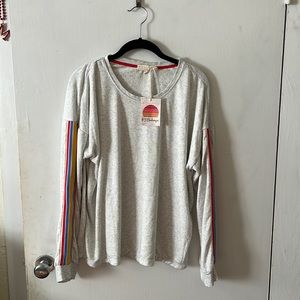NWT PJ Salvage Sun Out knit long sleeve top XL